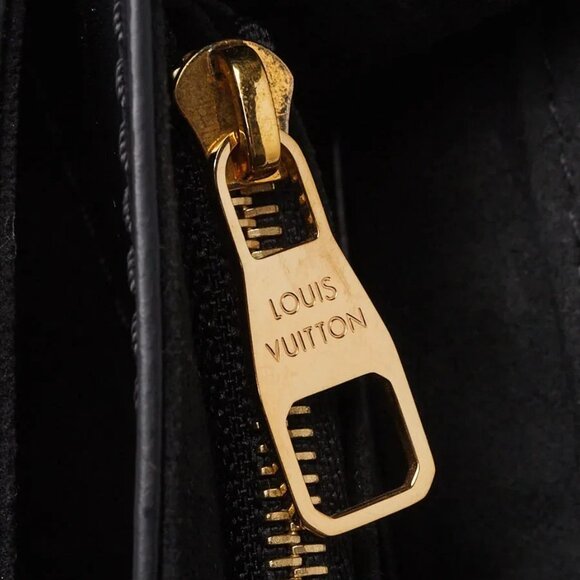 Louis Vuitton Black Leather Python Chain Louise Iris Blossom Clutch Bag - Picture 2 of 12